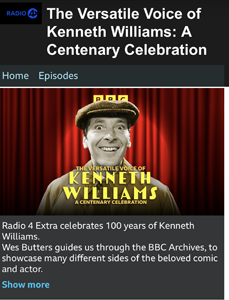 BBC Radio 4 Extra celebrates Kenneth Williams Centenary
